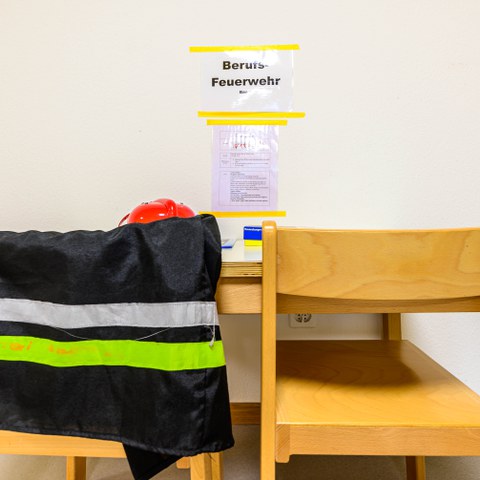 Berufsfeuerwehr. Vergrösserte Ansicht