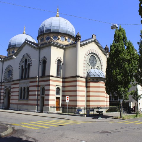 Am Ring - Synagoge Foto von Franz König. Vergrösserte Ansicht