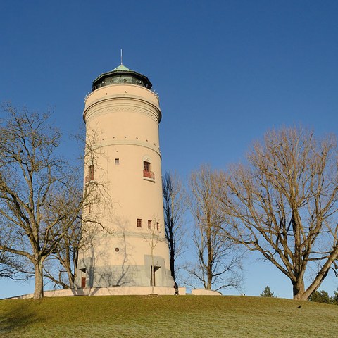 Bruderholz - Wasserturm Foto von Franz König. Vergrösserte Ansicht