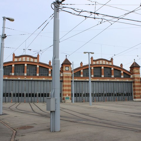 Depot Wiesenplatz - Foto von Franz König. Vergrösserte Ansicht