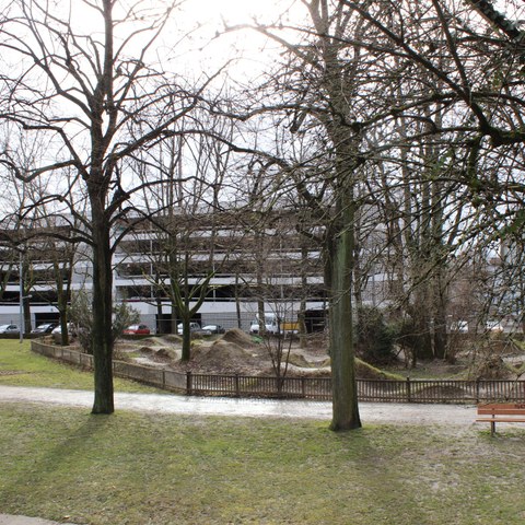 Klybeck - Horburgpark - Foto von Franz König. Vergrösserte Ansicht